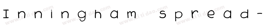 Inningham spread字体转换